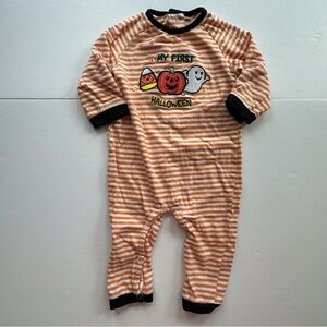 Toffee Apple ‘My First Halloween’ long sleeve one piece onesie‎ infant baby 6m
